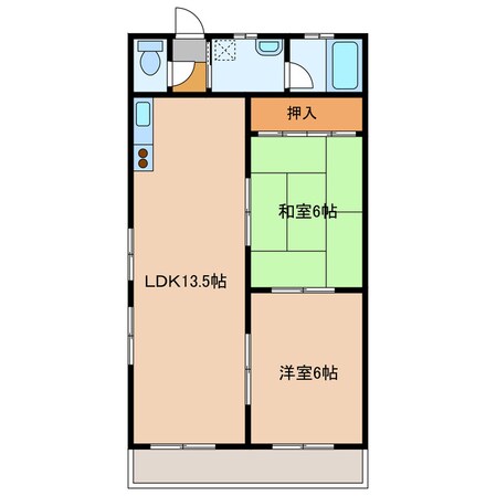 コンフォール世紀の物件間取画像